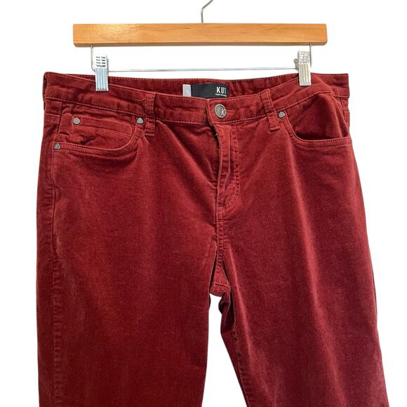 Kut from the Kloth Catherine Corduroy Boyfriend Pant in Amber Women's 12 - Picture 9 of 15